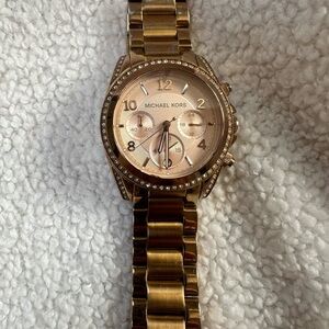 Michael Kors Rose Gold Chronograph Watch